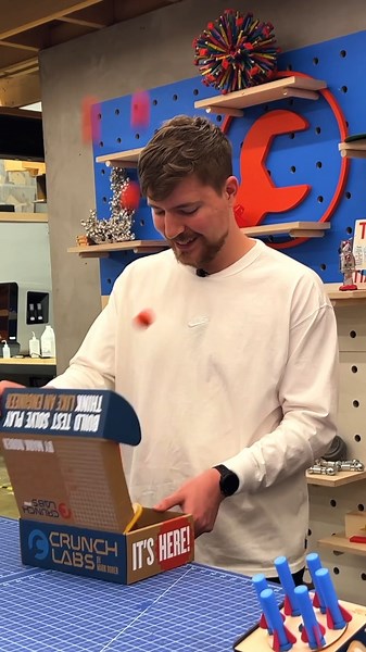 MrBeast Pranked By Mark Rober At CrunchLabs