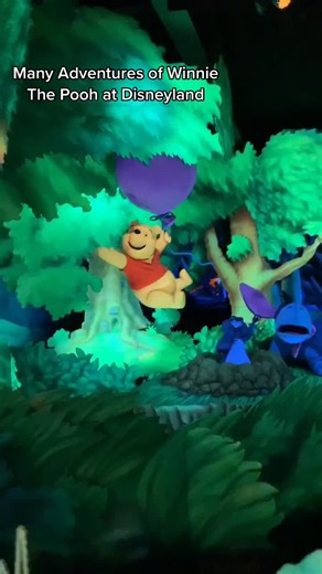 Many Adventures of Winnie the Pooh ride at Disneyland #Disneyland #Disneyparks #disney