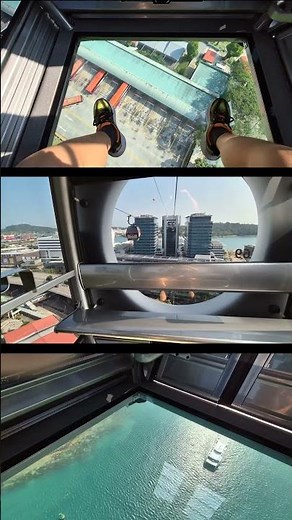 Singapore Cable Car SkyOrb Cabins #singaporevideos #cablecar #singaporecablecar