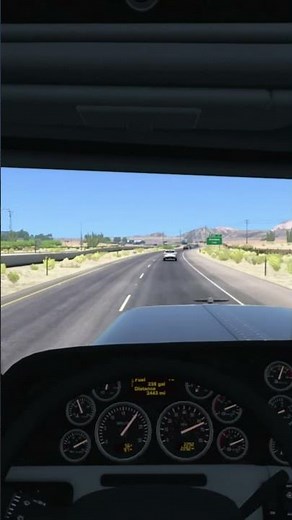 ATS 1.50 Beta Update Lane Assist How it works - American Truck Simulator #shorts