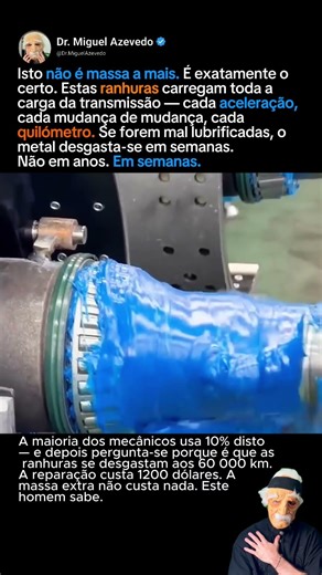 Massa a mais? Não — é exatamente o certo. A diferença entre semanas e anos de vida útil