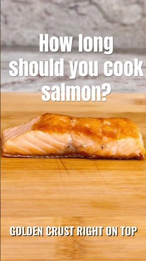 Cooking Test Ep.22 | Salmon how long should you cook salmon? #shorts