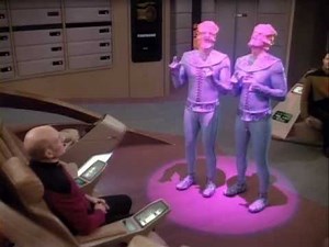 Captain Picard demonstrates immorality.