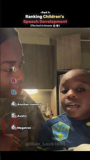 Ranking Children's Speech Development