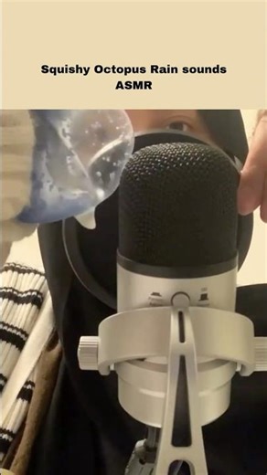 Squishy Octopus Rain Sounds ASMR #tingles #firstasmrvideo #asmr