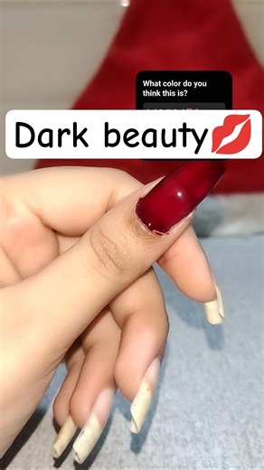 dark beauty 💋 wait for crazy 😧 end #nails #nailart #nailpolish #shorts #ytshort #new #2026 #tranding
