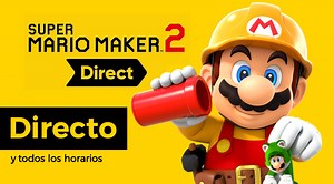 ¡Sigue aquí en directo y en español el nuevo Nintendo Direct de Super Mario Maker 2 para Switch! - Nintenderos