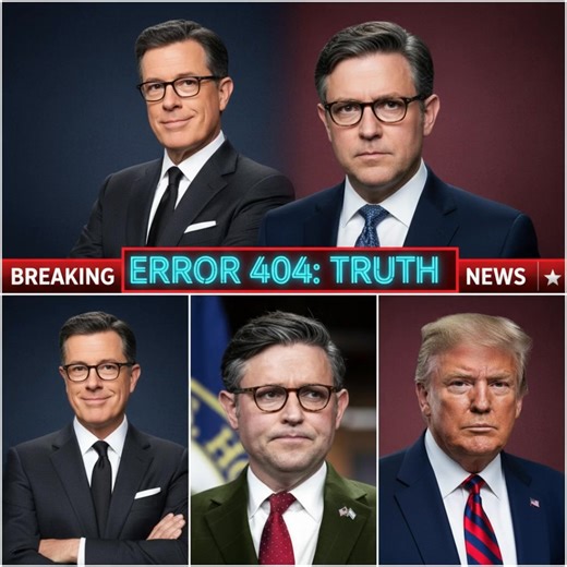 🔥 Mike Johnson MELTDOWN after Stephen Colbert's brutal takedown on live TV! 💬 Full story: https://us.topbrand.live/13417/ Colbert shredded him over transparency lies, contradictions, and blind loyalty to Trump — with savage montages and mic-drop lines that had the audience roaring. Sources say Johnson watched it live and completely lost it — shouting and demanding payback! DC chaos level: MAX! What a savage moment for the Speaker... 😱😂 #MikeJohnson #StephenColbert #Politics | Life & News Net