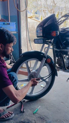 New Front Mudguard Install on Splendor 🔧🔥 #splendor #bikemodification #bikelover