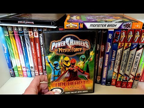 My Power Rangers DVD Collection 30 Items! Power Rangers DVD Collection #PowerRangers