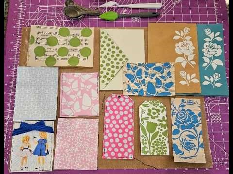 Making and using modeling paste in your junk journals (texture paste)