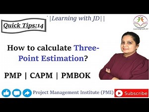 How to calculate Three-Point estimation?| PMP & CAPM Quick Tips 14 | PERT | PMI | PMBOK