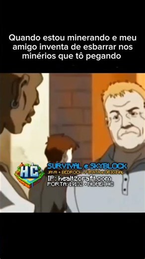 Sai daqui cara vai minerar pra lá #servidorsurvival #servidorminecraft #servidorbr