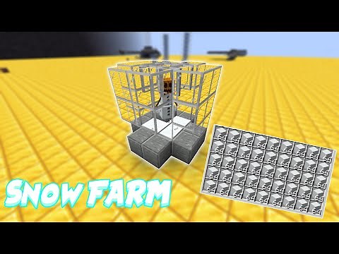 [TUTO]FARM NEIGE (facile) - MINECRAFT 1.17