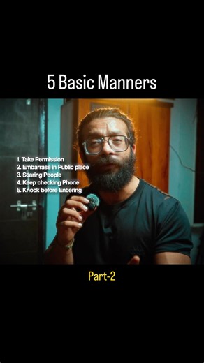 5 basic manners jo har insaan ko pata hone chahiye #shorts #selfimprovement #habits #manners