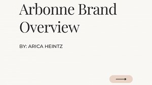 Arbonne Brand Overview