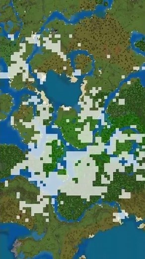 【高負荷】描画距離128チャンクのマインクラフトの世界 #shorts #Minecraft