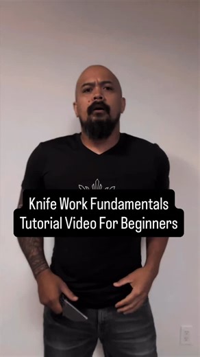 5K views · 1.3K reactions | Knife work tutorial for beginners: Upper Body Movement If you’re enjoying these free fundamental tutorial videos and wanna see more, please consider showing appreciation by buying me a coffee. The link is in my profile description or you can head directly to BuyMeACoffee. Com/PauloRubio Enjoy. | GN | Facebook