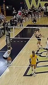 Never give up Wake Forest Volleyball 😤 #NCAAWVB x 🎥 X/WakeVolleyball | NCAA Women's Volleyball
