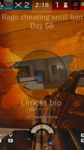 Rage cheating until ban using reported r6 cheat link in bio #r6hack #rainbowsixsiege #siege #fyp #outkast