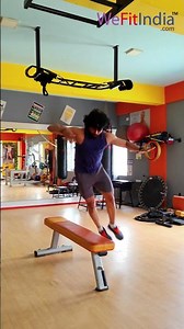 Full Body HIIT Workout: Burpee Over Bench Jump #burpees #burpeestraining #fatloss #plyometrics