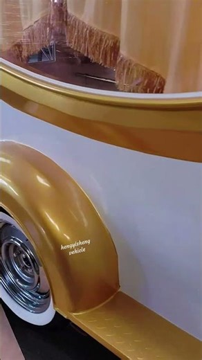 The luxurious electric limousine hearse will be finally assembled #retrocar #vintagestyle