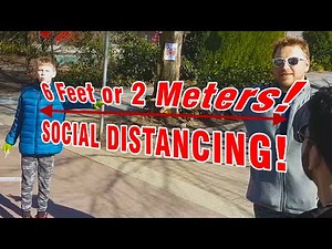 Covid 19 and Physical Distancing. How far is 2 meters or 6 feet?