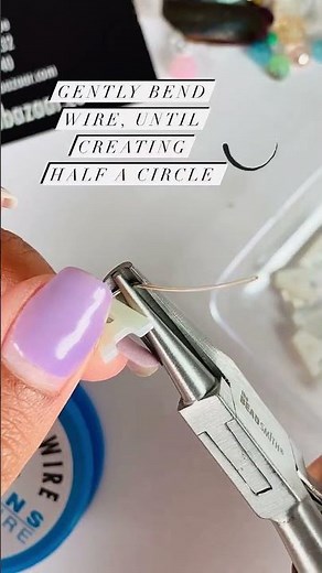 Jewelry Tutorial: How to use Round/Concave Pliers