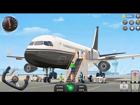 Flight Airplane City Pilot Simulator - Plane Boeing Emergency Landing - Android Gameplay