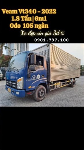 Veam Vt340 Tải 1.9 Tấn Thùng Dài 6m Đời 2022 #veamvt340 #xetaiveam #xetai3t5 #xetaicutragop #a2d5