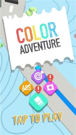 Color Adventure Gameplay 🌈 | Relaxing & Fun Game #Shorts