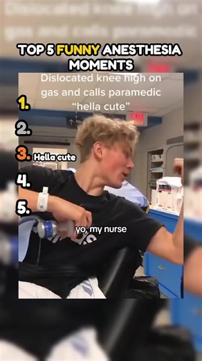 Top 5 Funny Anesthesia Moments #fyp #ranking #clips #moments #funnymoments #funny