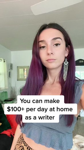 You can make a lot more than $100 per day as a writer, but start with this attainable goal. Very doable between now and 2023. #writing #freelance #moneytok #sidehustle