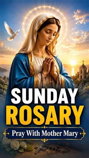 Sunday Holy Rosary Prayer 🙏 | Pray the Rosary with Mother Mary
