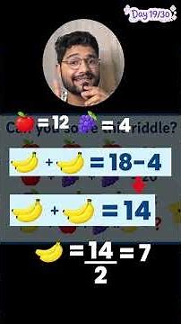 ✅DAY 19/30🧠ANSWER Time‼️😀#brainteaser #challenge