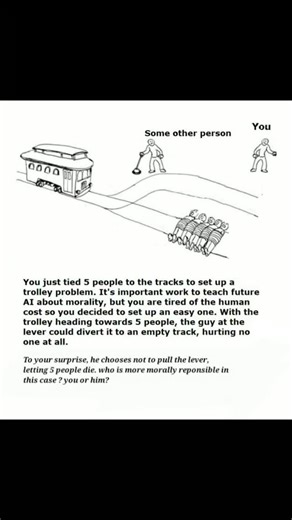 trolley problems on Instagram: "Responsibility #TrolleyProblems #Philosophy #Psychology"
