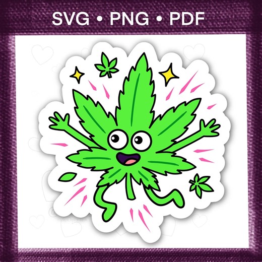 Marijuana Stoner Sticker - Cannabis Art | Weed Stickers, Cannabis PNG, Stoner Gifts, Funny SVG, Inspirational Svg, Divorce Party, Weed Decor - Etsy