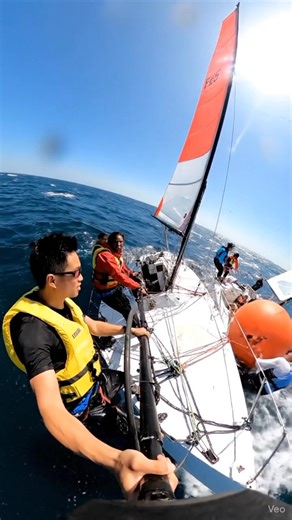💥 “Turn Gone Wrong!” Four sailboats rush into a tight corner — one turns too wide, clips another’s stern, and chaos breaks loose! Sails snapping, ropes tangling, the GoPro catches every second of the near tip-over. Real wind, real waves, real panic! 🌊⚓ #Sailing #YachtRace #TurnGoneWrong #BoatCrash #OceanAdventure #AdrenalineSailing #SailingChaos #YachtLife #EpicSailing #SeaAction | Love Sailing