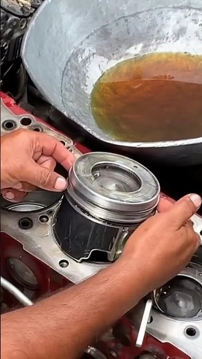 Fastest way to install piston process #viral #automobile #shorts