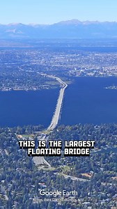 The longest floating bridge in the world 🌎 #520 #evergreen #floating #bridge #washington #seattle | Real Estate of Stars