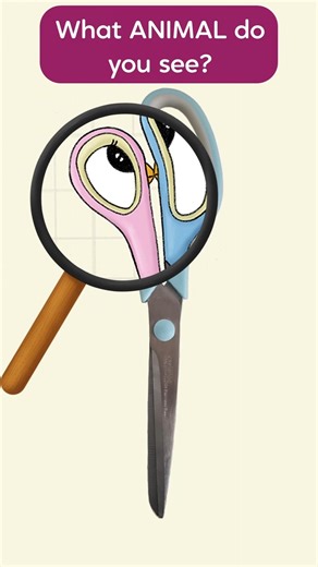 Most people see scissors ✂️, I see... #artchallenge