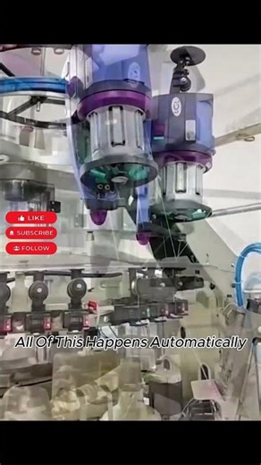 How This Machine Creates Socks So Fast! 🧦⚡ #industrial #manufacturing #satisfying