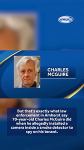 A New Hampshire landlord has been accused of placing a hidden camera inside a smoke detector that allegedly started recording a former tenant at a home he owns in Amherst in 2019. Charles McGuire faces several charges. #HiddenCameras #Crime #crimestories #CrimeNews #nh #amherstnh #newhampshire | WMUR-TV