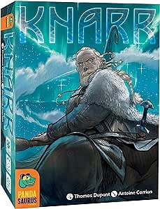Knarr Board Game - Form The Greatest Band of Vikings! Thrilling Exploration and Strategy Game, Fun Family Game for Kids & Adults, Ages 10+, 2-4 Players, 30 Min Playtime, Made by Pandasaurus Games
