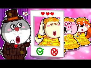 Kasper Can't Choose The Best Bride In Giant Dating Game 😅 Wolfoo And Friends + More | Kids Cartoon