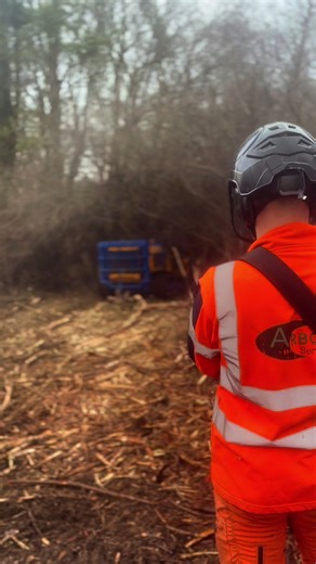 "Overgrown woodland blocking site access? Not for long 🔥 Ro...