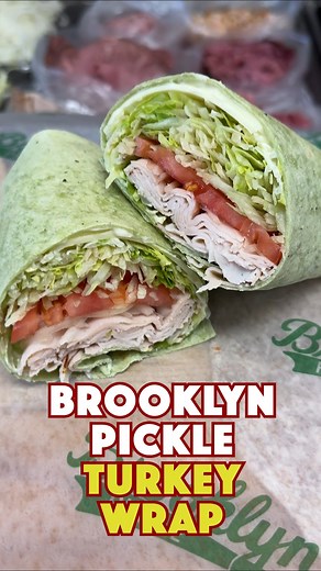Fresh, flavorful, and wrapped to perfection — that’s how we do turkey wraps at Brooklyn Pickle! | Brooklyn Pickle Sandwich Shop | Facebook