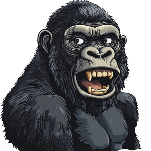 5X Gorilla Stickers Funny Monkey Car Stickers Humorous Silverback Vinyl Waterproof Laptop Decoration Gift for Men - Etsy