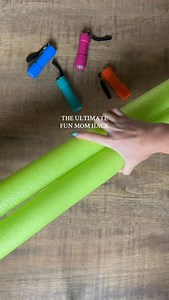 DIY LIGHTSABERS ✨ the ultimate fun mom hack! Grab a pool noodle from the dollar tree, cut in half and put in a flash light! No more bored kids in the home 👏🏼 follow comment “LIGHT” for the link to the flashlights to be sent directly to your inbox! #toddlermom #thingstodo #productivitytips #homeactivities #boredathome #diyfun #momhack | Sarah Elizabeth