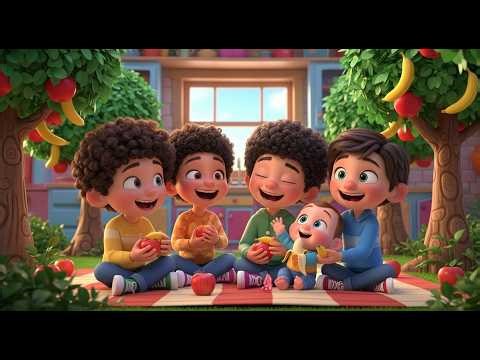 Apples and Bananas Song | Fun Phonics & Vowel Song for Kids | Nursery Rhymes & Kids Songs